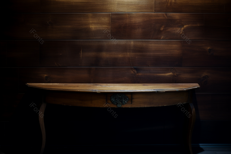 木质墙面与木质书桌摆放在一起,高清,摄影图,摄影图片,图片大全,摄影图免费下载